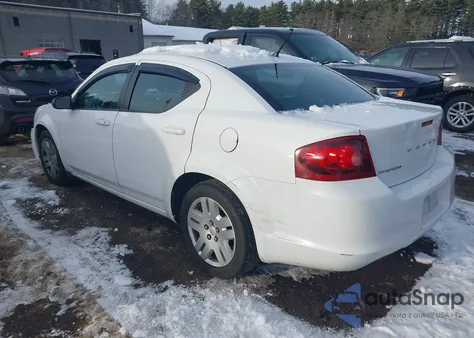 2014 Dodge Avenger Se from USA, damaged, VIN 1C3CDZAB4EN233349